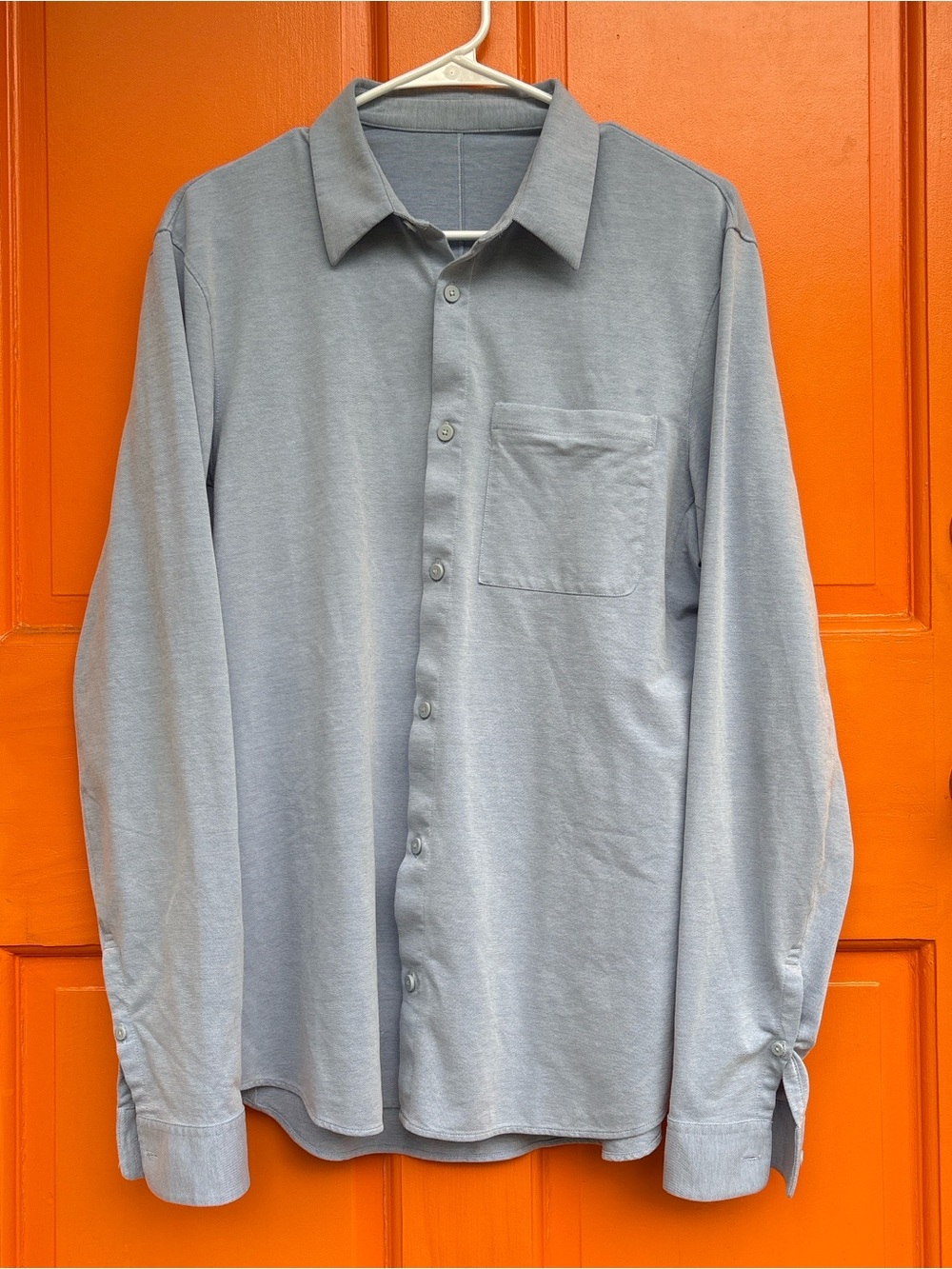 Lululemon Commission Long-Sleeve Shirt Light Blue